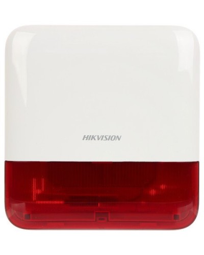 DS-PS1-E-WE Red Indicator. Оповещатель свето-звуковой радиоканальный уличный. AX PRO Hikvision в Раменском
