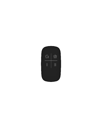 DS-PKF1-WE (цв. черный). Брелок 4-х кнопочный с обратной связью. AX PRO Hikvision в Раменском