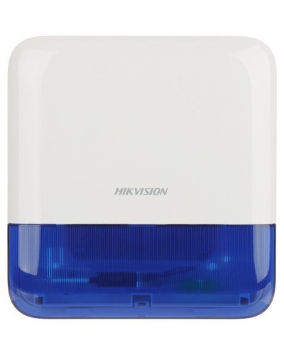 DS-PS1-E-WE Blue Indicator. Оповещатель свето-звуковой радиоканальный уличный. AX PRO Hikvision в Раменском