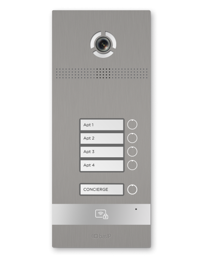 BI-04FB SILVER. Вызывная панель IP-домофона. BAS-IP в Раменском