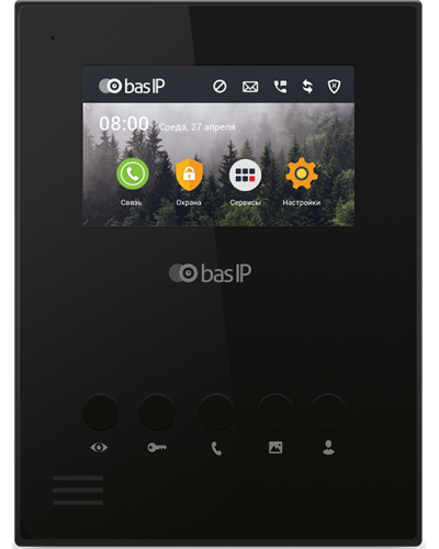 AU-04LA (AU-04L) BLACK. Монитор IP-домофона. BAS-IP в Раменском