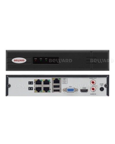 BK0104H2-P4. IP-видеорегистратор 4-канальный. Beward в Раменском