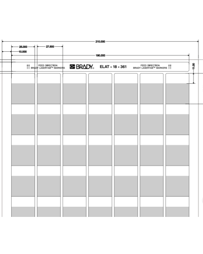 ELAT-18-361-2.5 (уп. 2500 шт.): Этикетка в Раменском