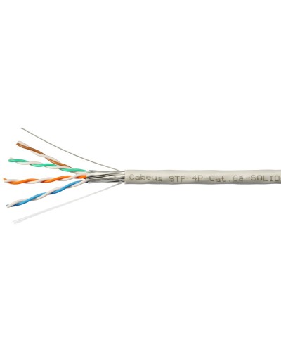 STP-4P-Cat.6a-SOLID-IN-PVC (7196c). Кабель «витая пара» (LAN) для структурированных систем связи. CABEUS в Раменском