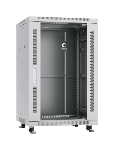 SH-05C-22U60/100 (7054c). Шкаф телекоммуникационный 19 напольный 22U. CABEUS в Раменском