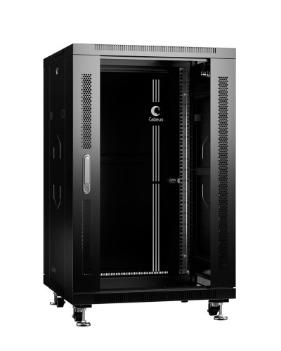 SH-05C-18U60/100-BK (8539c). Шкаф телекоммуникационный 19 напольный 18U. CABEUS в Раменском