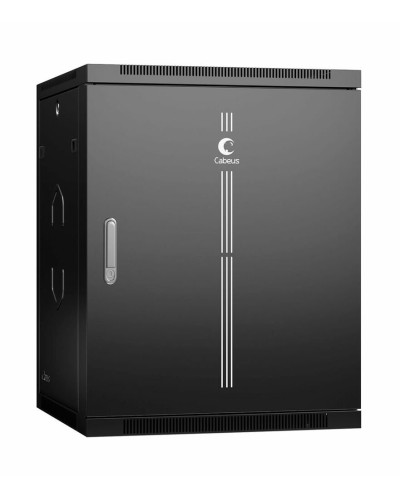SH-05F-15U60/60m-R-BK (10746c). Шкаф телекоммуникационный 19 настенный 15U. CABEUS в Раменском