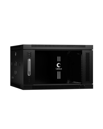 SH-05F-6U60/35-BK (8608c). Шкаф телекоммуникационный 19 настенный 6U. CABEUS в Раменском