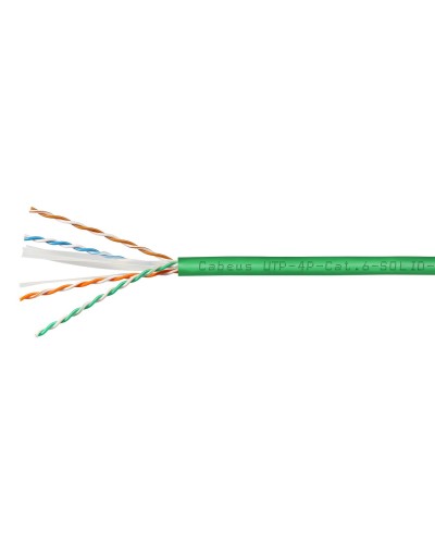 UTP-4P-Cat.6-SOLID-LSLTx-GN (11139c). Кабель «витая пара» (LAN) для структурированных систем связи. CABEUS в Раменском