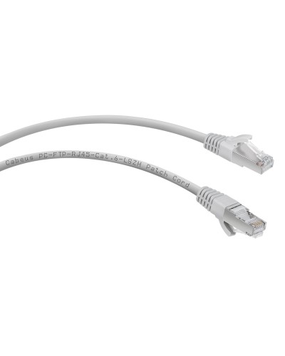 PC-FTP-RJ45-Cat.6-1m-LSZH (7908c), серый. Патч-корд медный. CABEUS в Раменском