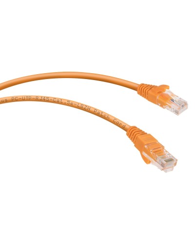 PC-UTP-RJ45-Cat.5e-0.3m-OR-LSZH (9519c), оранжевый. Патч-корд медный. CABEUS в Раменском