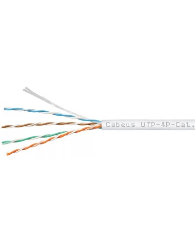 UTP-4P-Cat.5e-SOLID-LSZH-GY (9776c). Кабель «витая пара» (LAN) для структурированных систем связи. CABEUS в Раменском