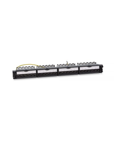 PL-24-KJ-RJ45-Cat.6a-SH-180T (11834c): Патч-панель 19" (1U), 24 порта RJ-45, категория 6a, полностью экранированная в Раменском