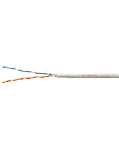 UTP-2P-Cat.5e-SOLID-LSZH-GY-500 (11213c). Кабель «витая пара» (LAN) для структурированных систем связи. CABEUS в Раменском