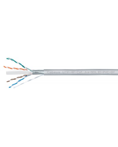 UTP-4P-Cat.6a-SOLID-PVC-GY (11373c). Кабель «витая пара» (LAN) для структурированных систем связи. CABEUS в Раменском