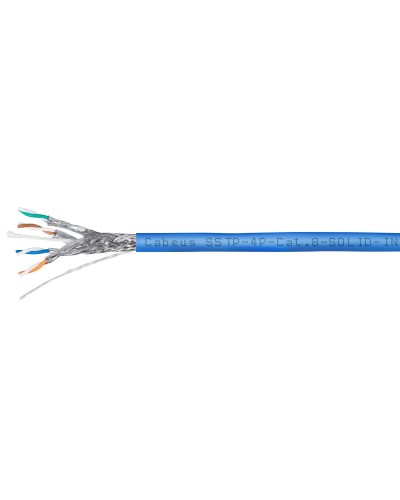 SSTP-4P-Cat.8-SOLID-IN-LSZH-BL-100 (7750c-1). Кабель «витая пара» (LAN) для структурированных систем связи. CABEUS в Раменском