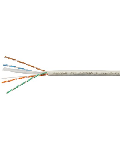 UTP-4P-Cat.6-SOLID-GY (7178c). Кабель «витая пара» (LAN) для структурированных систем связи. CABEUS в Раменском