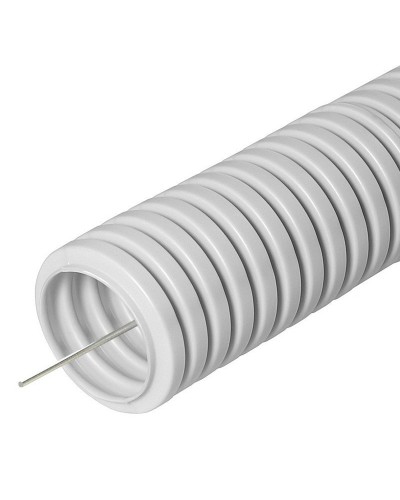 FCPL-20-PVC-100-1-GY (11228c): Труба гофрированная гибкая, лёгкая с протяжкой в Раменском
