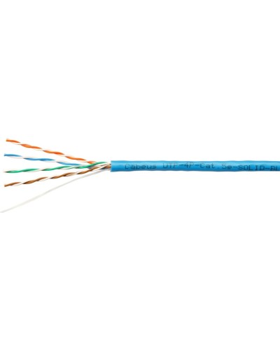 UTP-4P-Cat.5e-SOLID-BL (7248c). Кабель «витая пара» (LAN) для структурированных систем связи. CABEUS в Раменском