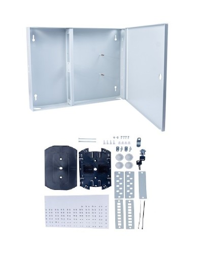FO-WL-16-SC/2LC/FC/ST-FP-K (12302c). Бокс оптический настенный. CABEUS в Раменском