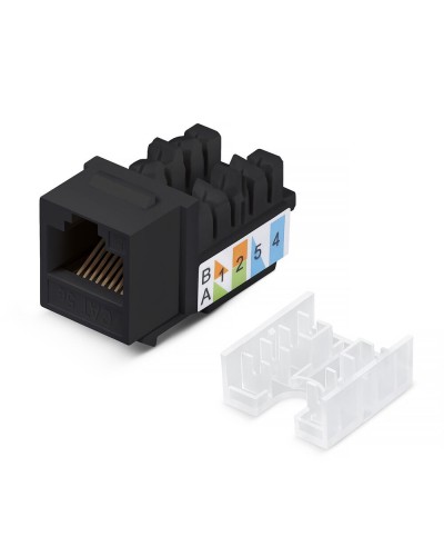 KJ-RJ45-Cat.5e-90-SW-BK (10101c): Вставка Keystone Jack RJ-47 в Раменском