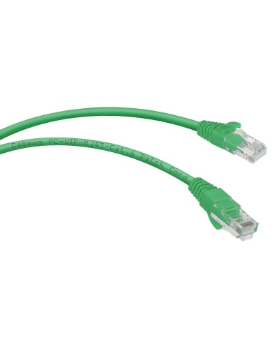 PC-UTP-RJ45-Cat.6-5m-GN (8688c), зелёный. Патч-корд медный. CABEUS в Раменском