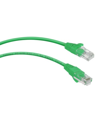 PC-UTP-RJ45-Cat.5e-0.5m-GN (7667c), зелёный. Патч-корд медный. CABEUS в Раменском