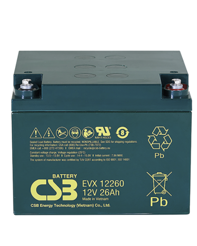 CSB EVX 12260. Аккумулятор герметичный свинцово-кислотный. CSB в Раменском