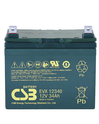 CSB EVX 12340. Аккумулятор герметичный свинцово-кислотный. CSB в Раменском
