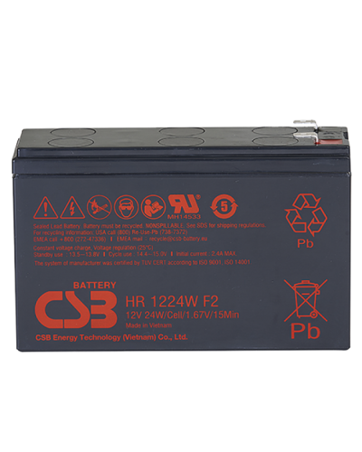 CSB HR 1224W F2 F1. Аккумулятор герметичный свинцово-кислотный. CSB в Раменском