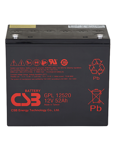 CSB GPL 12520. Аккумулятор герметичный свинцово-кислотный. CSB в Раменском