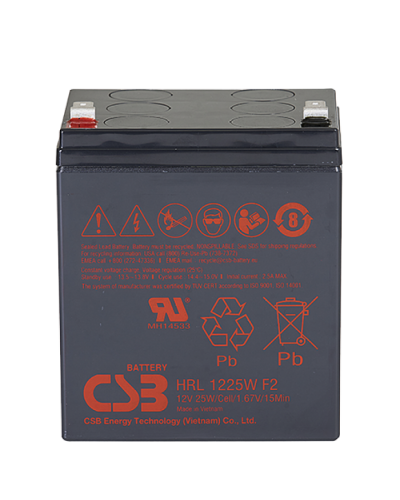 CSB HRL 1225W. Аккумулятор герметичный свинцово-кислотный. CSB в Раменском