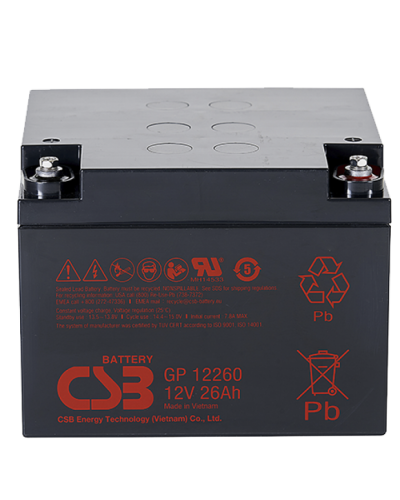 CSB GP 12260. Аккумулятор герметичный свинцово-кислотный. CSB в Раменском