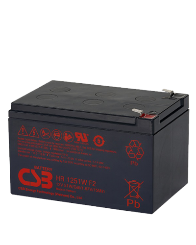 CSB HR 1251W. Аккумулятор герметичный свинцово-кислотный. CSB в Раменском