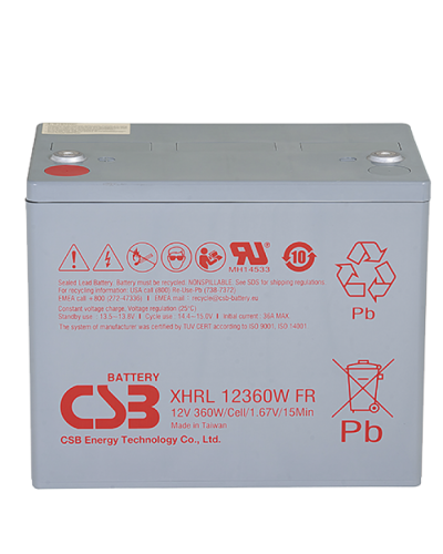 CSB XHRL 12360W FR. Аккумулятор герметичный свинцово-кислотный. CSB в Раменском