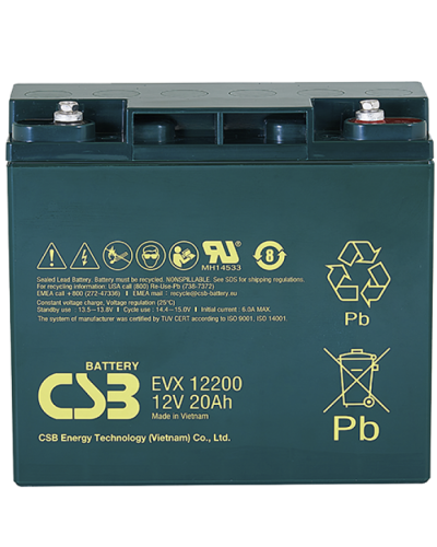 CSB EVX 12200. Аккумулятор герметичный свинцово-кислотный. CSB в Раменском