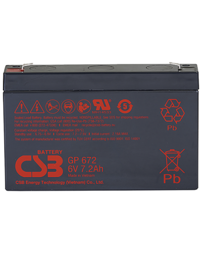 CSB GP 672. Аккумулятор герметичный свинцово-кислотный. CSB в Раменском