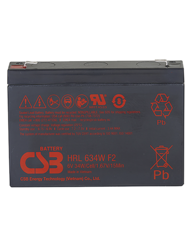 CSB HRL 634W FR. Аккумулятор герметичный свинцово-кислотный. CSB в Раменском