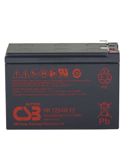 CSB HR 1234W. Аккумулятор герметичный свинцово-кислотный. CSB в Раменском