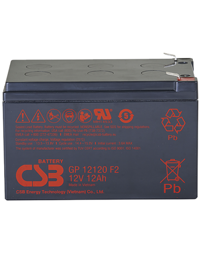 CSB GP 12120. Аккумулятор герметичный свинцово-кислотный. CSB в Раменском