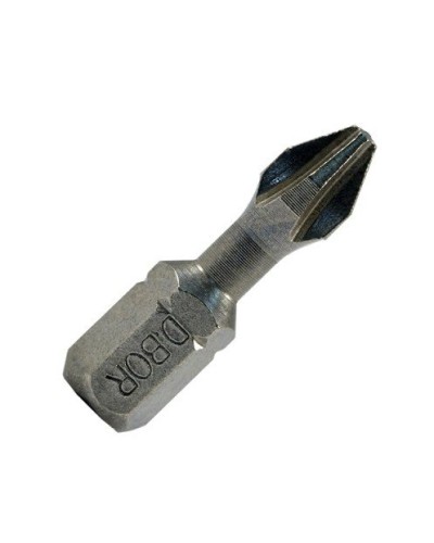Биты Ph1x25 мм, Torsion, C 6,3 (10шт) (D-T-PH01-025-010). Биты фрезерованные. D.BOR в Раменском