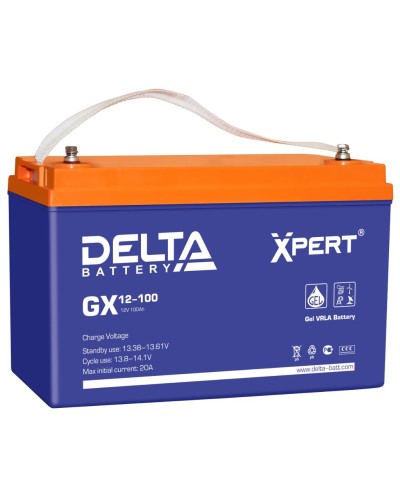Delta GX 12-100. Аккумулятор герметичный свинцово-кислотный. Delta в Раменском