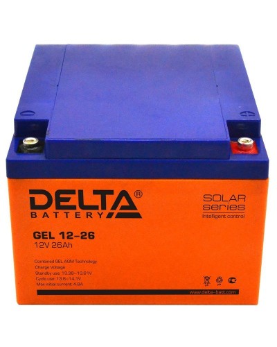 Delta GEL 12-26. Аккумулятор герметичный свинцово-кислотный. Delta в Раменском