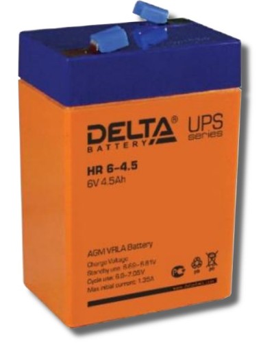 Delta HR 6-4.5. Аккумулятор герметичный свинцово-кислотный. Delta в Раменском