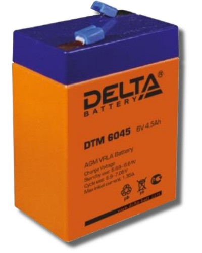Delta DTM 6045. Аккумулятор герметичный свинцово-кислотный. Delta в Раменском