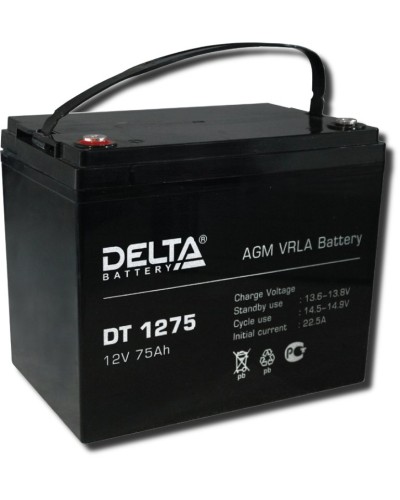 Delta DT 1275. Аккумулятор герметичный свинцово-кислотный. Delta в Раменском