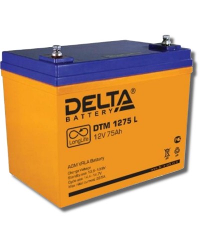 Delta DTM 1275 L. Аккумулятор герметичный свинцово-кислотный. Delta в Раменском