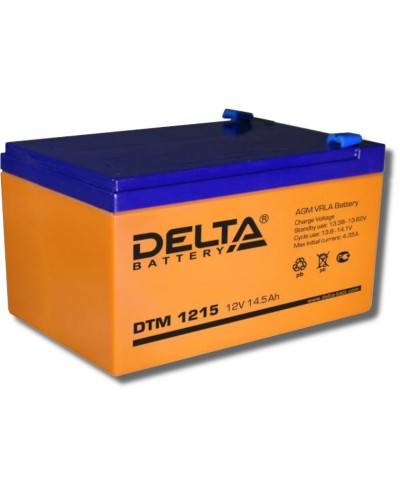 Delta DTM 1215. Аккумулятор герметичный свинцово-кислотный. Delta в Раменском