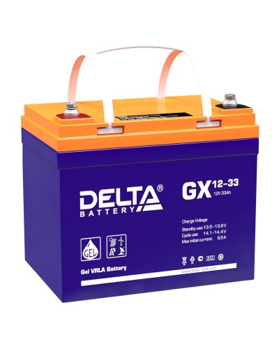 Delta GX 12-33. Аккумулятор герметичный свинцово-кислотный. Delta в Раменском