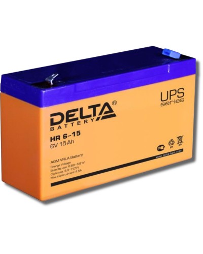 Delta HR 6-15. Аккумулятор герметичный свинцово-кислотный. Delta в Раменском